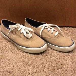 Tan Sperry Sneakers